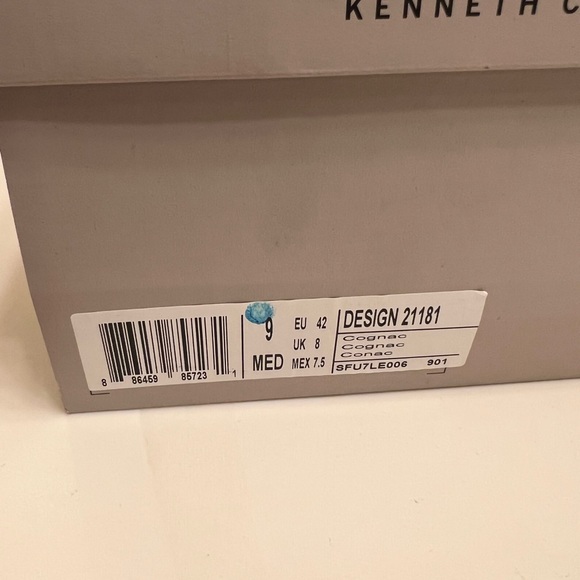 Mens Cognac Kenneth Cole reaction shoes size 9 - Picture 3 of 3